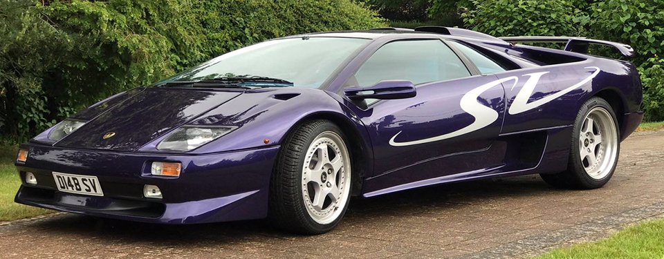Lamborghini Diablo SV wedding car